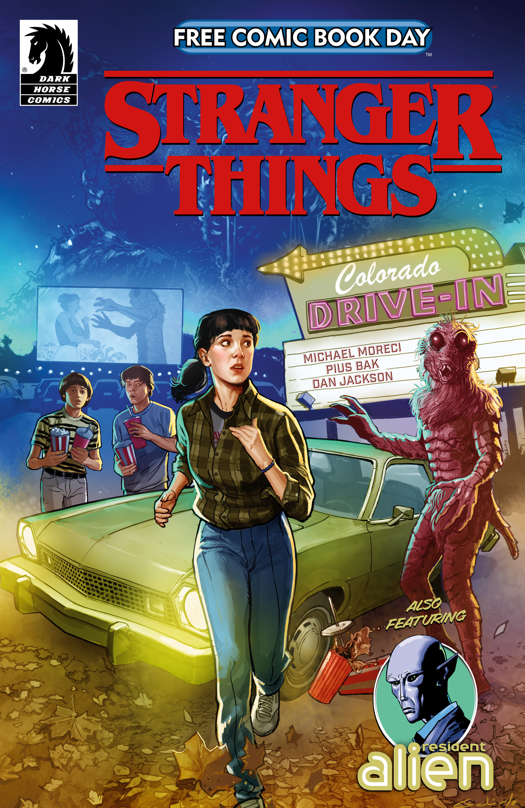 Read online Free Comic Book Day 2022 comic -  Issue # Stranger Things ft. Resident Alien - 1