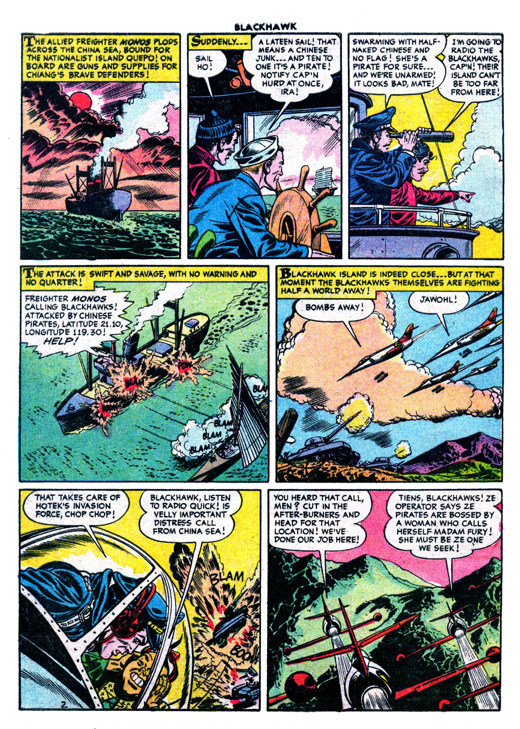 Read online Blackhawk (1957) comic -  Issue #95 - 4