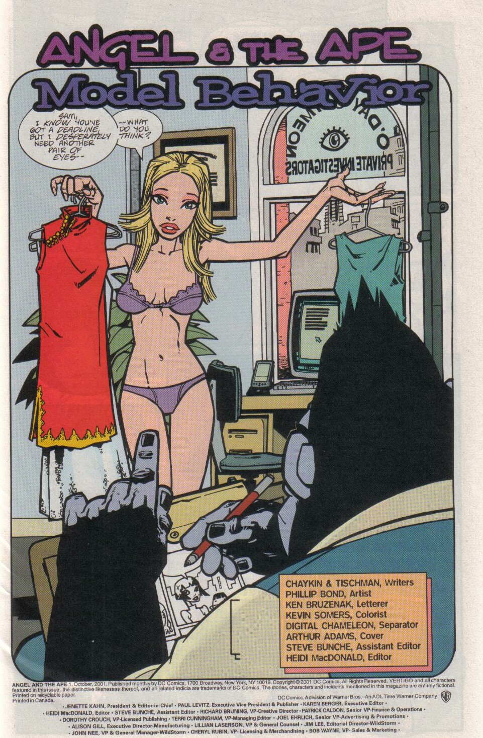 Read online Angel and the Ape comic -  Issue #1 - 2