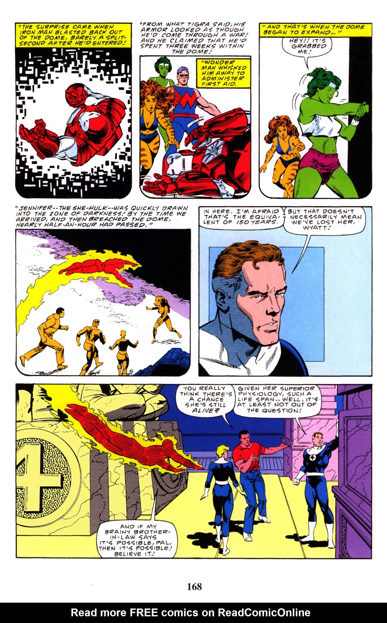 Read online Fantastic Four Visionaries: John Byrne comic -  Issue # TPB 8 - 168