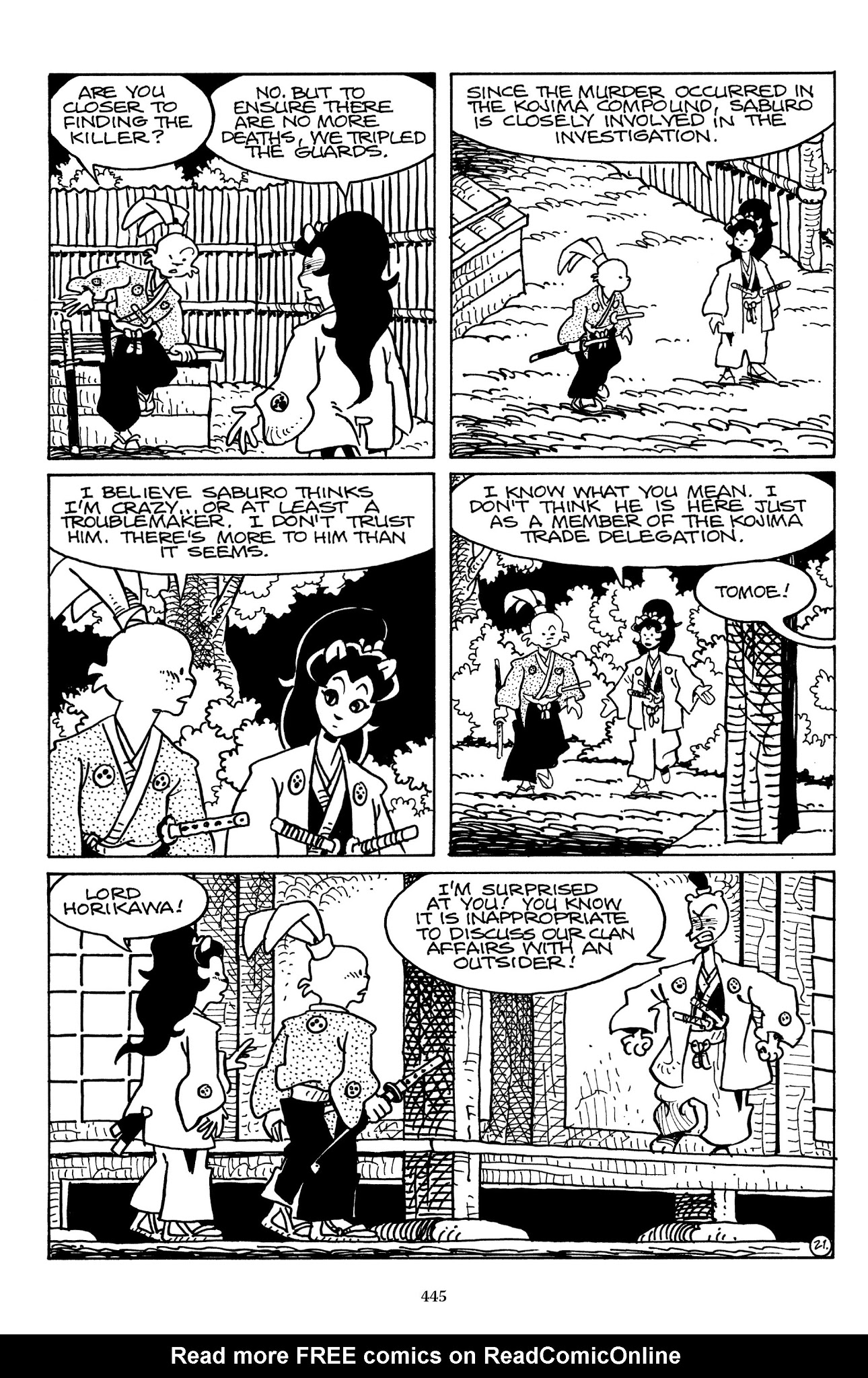 Read online The Usagi Yojimbo Saga comic -  Issue # TPB 5 - 439