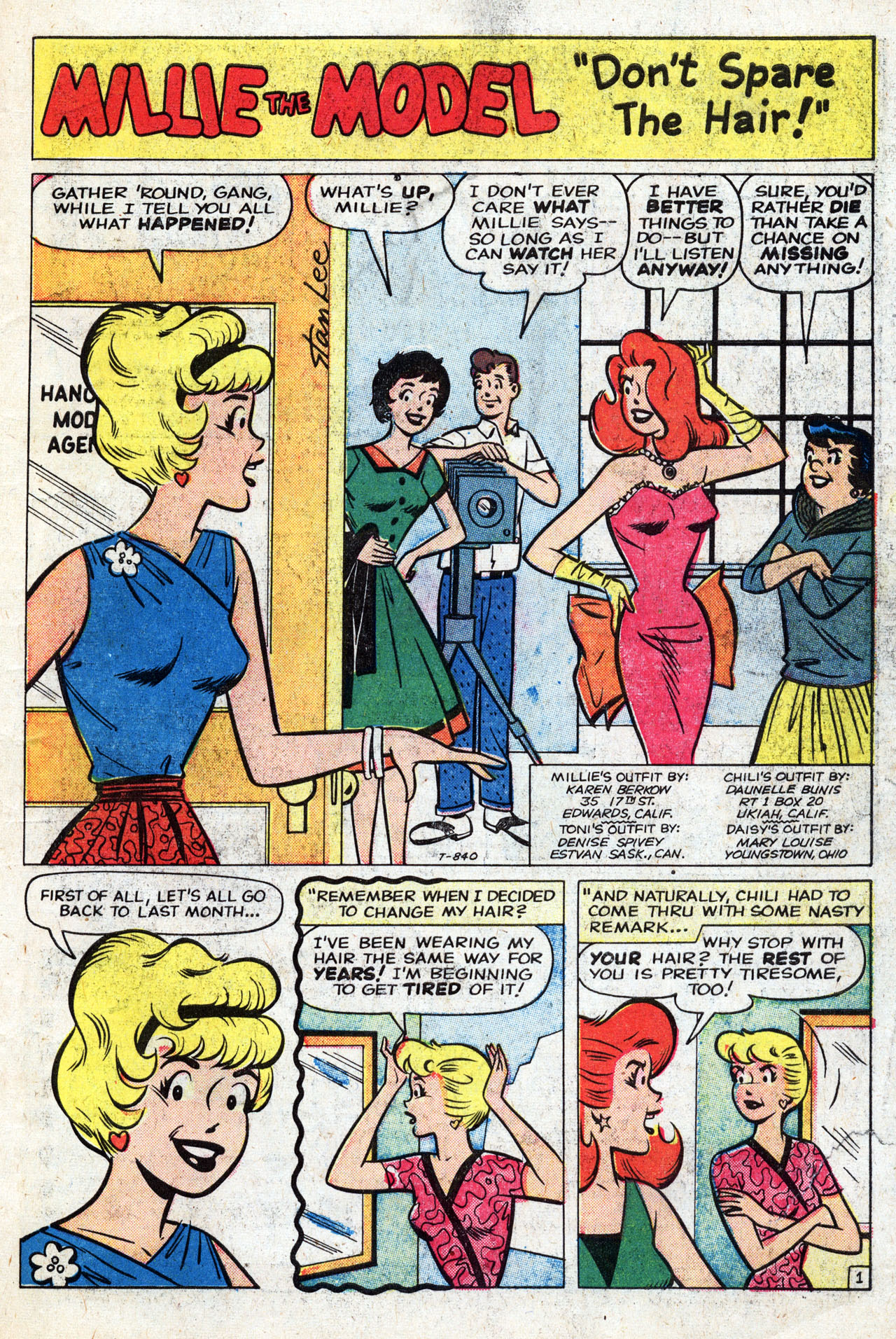 Read online Millie the Model comic -  Issue #98 - 3