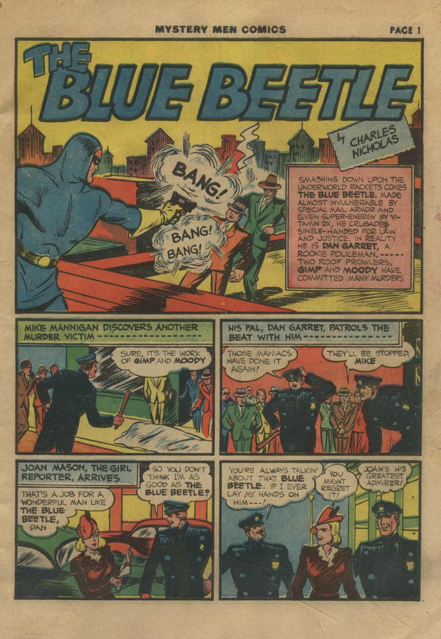 Read online Mystery Men Comics comic -  Issue #15 - 3