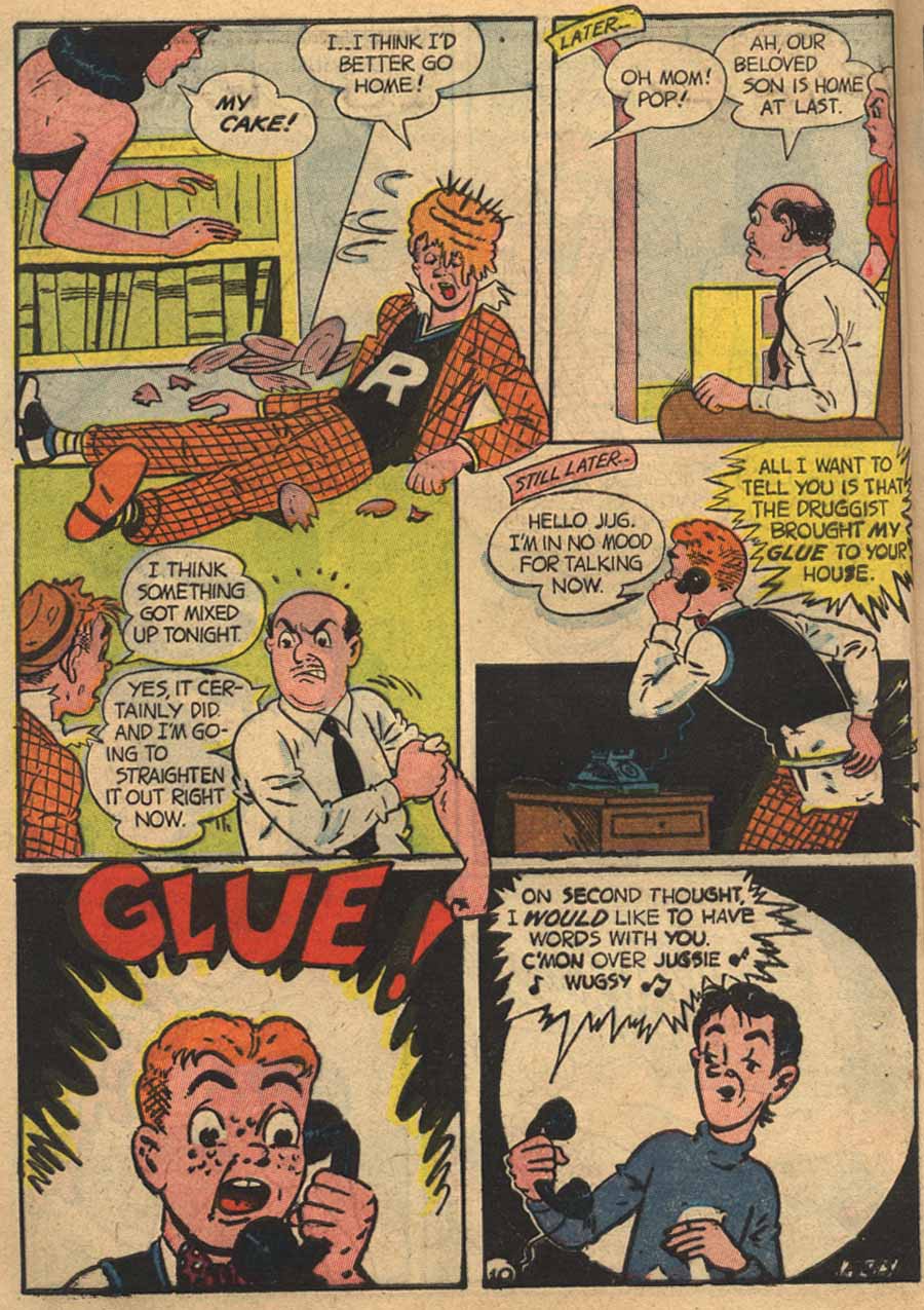 Read online Pep Comics comic -  Issue #63 - 12