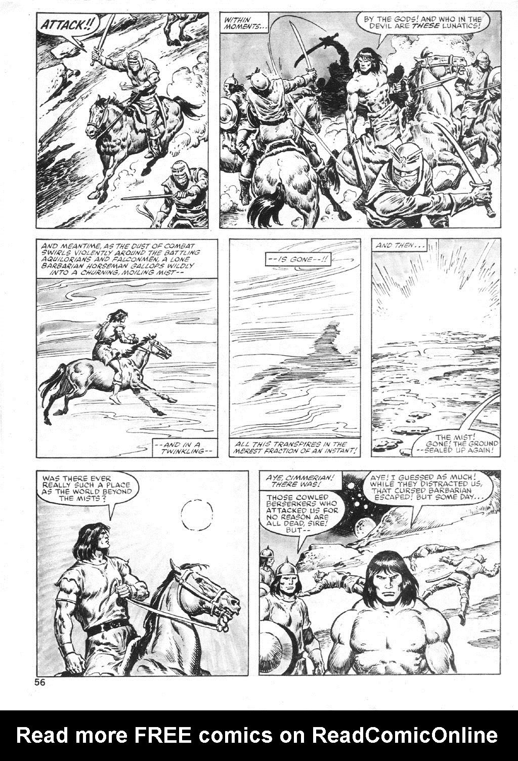 Read online The Savage Sword Of Conan comic -  Issue #93 - 56