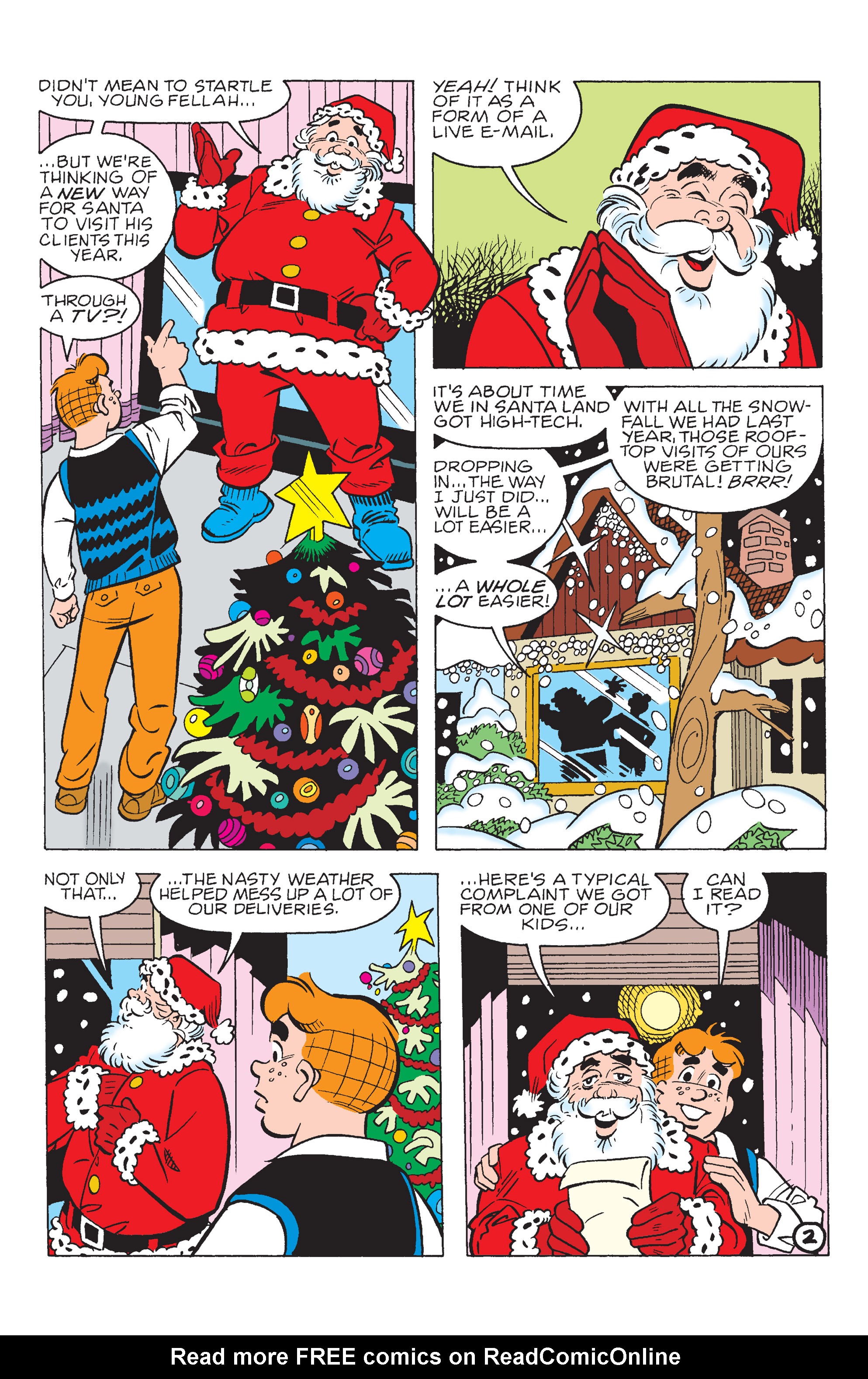 Read online Archie Meets Santa comic -  Issue # TPB - 65