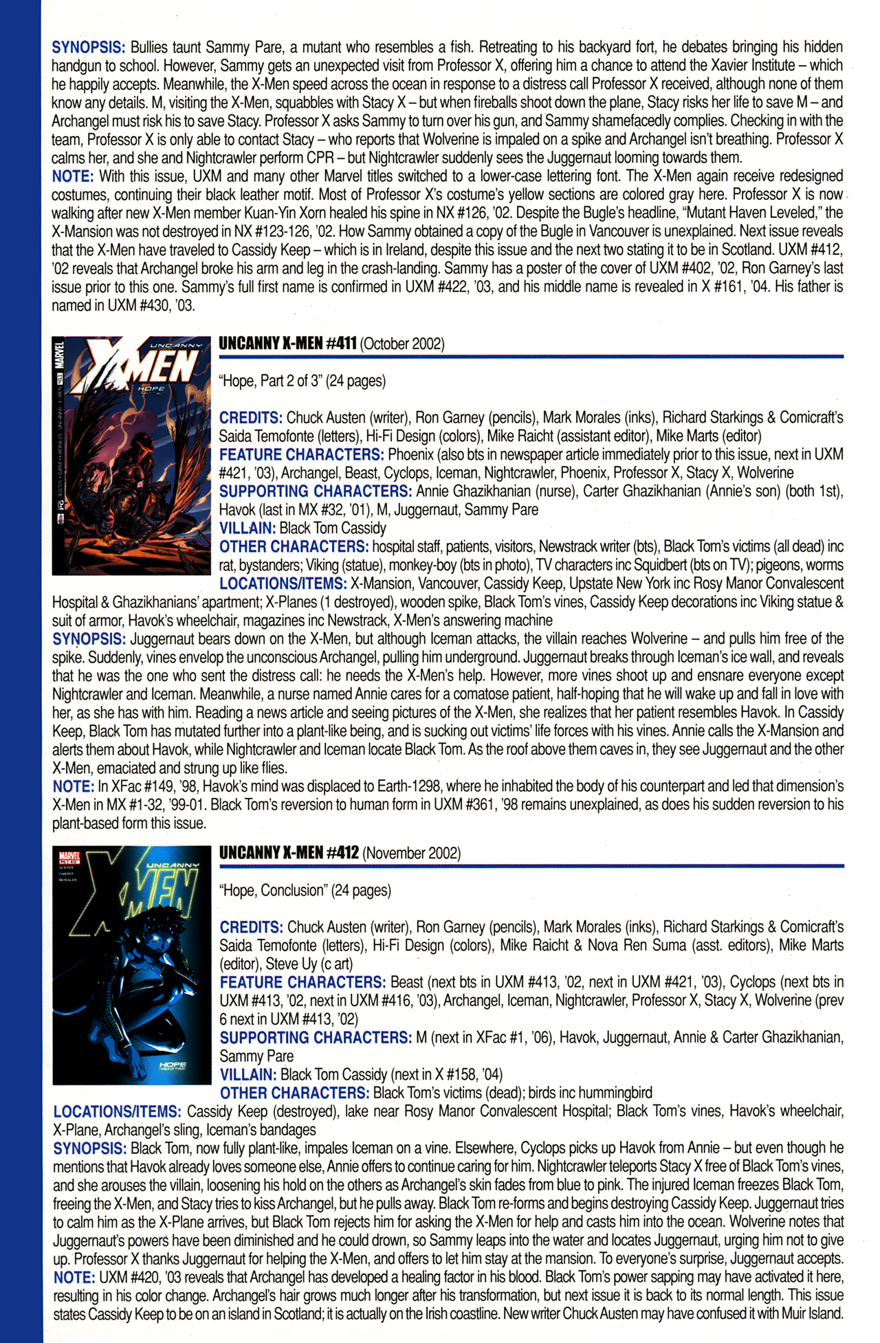 Read online Official Index to the Marvel Universe comic -  Issue #10 - 66