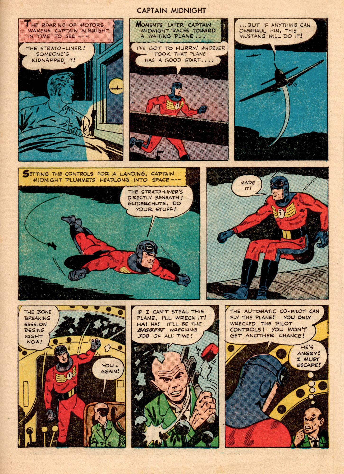 Read online Captain Midnight (1942) comic -  Issue #34 - 31