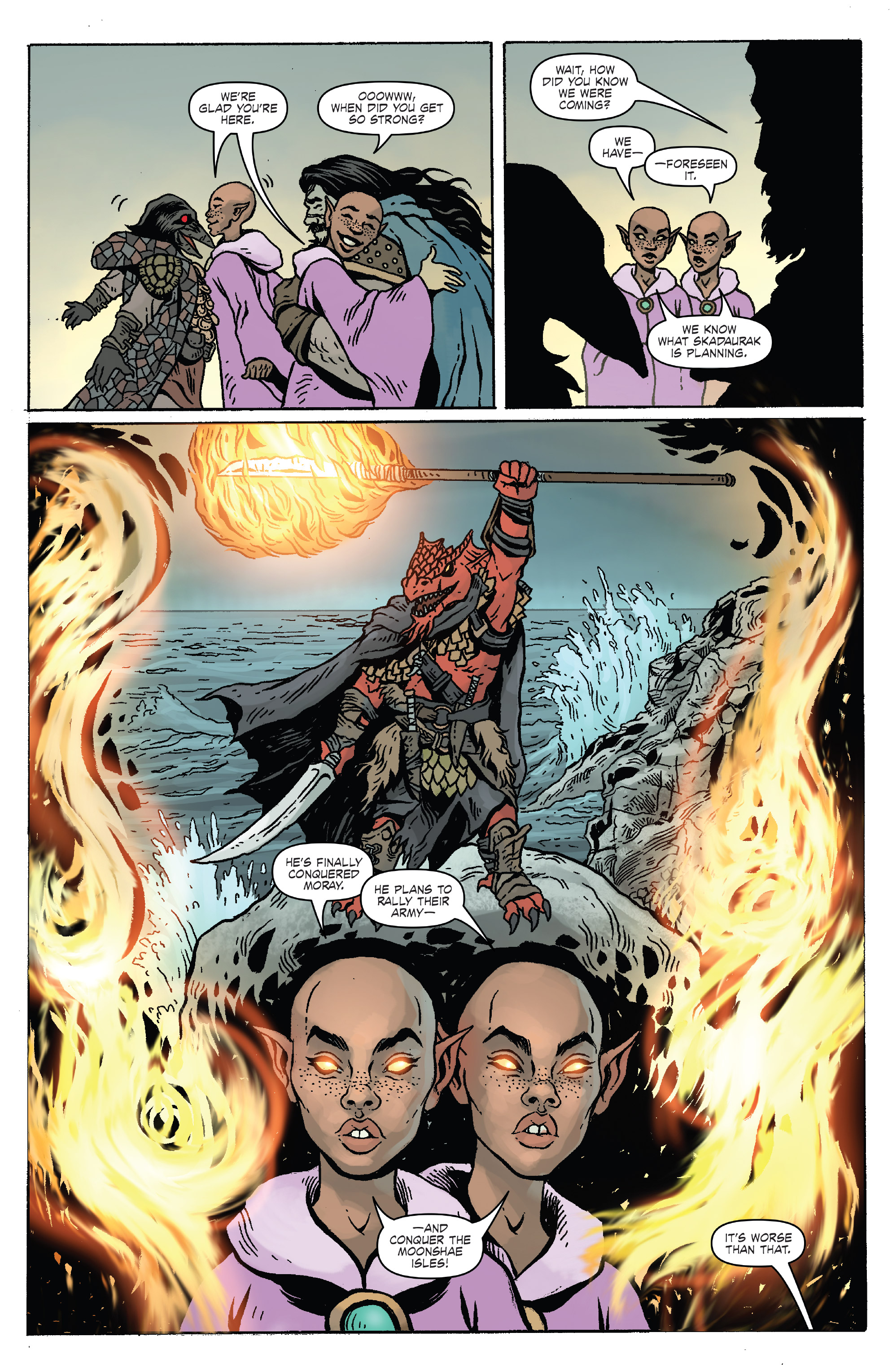 Read online Dungeon & Dragons: A Darkened Wish comic -  Issue #4 - 10