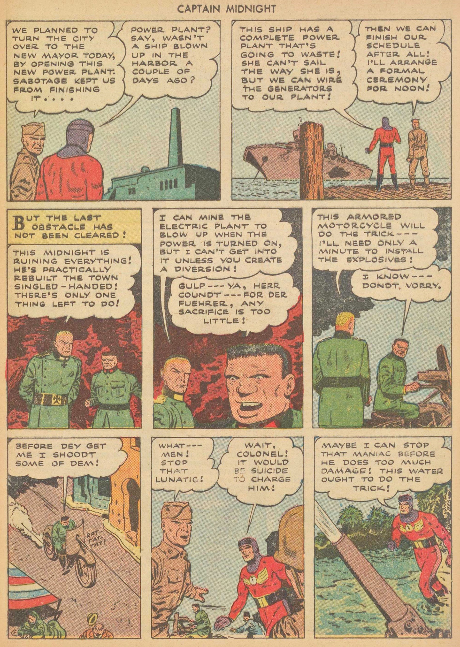 Read online Captain Midnight (1942) comic -  Issue #27 - 9