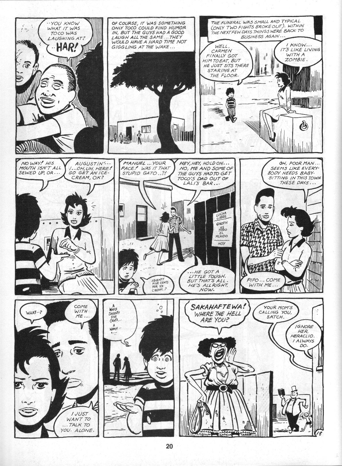 Read online Love and Rockets (1982) comic -  Issue #3 - 22