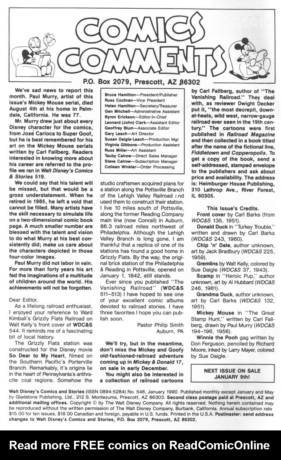 Read online Walt Disney's Comics and Stories comic -  Issue #546 - 2