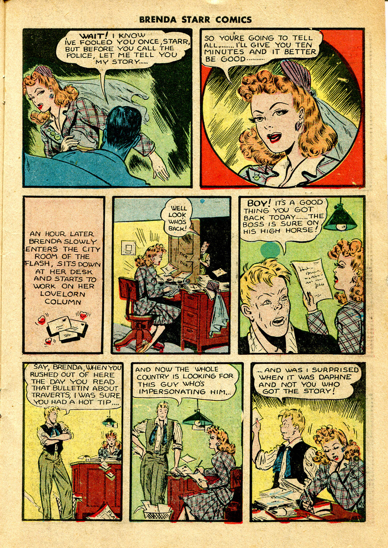 Read online Brenda Starr (1948) comic -  Issue #5 - 15