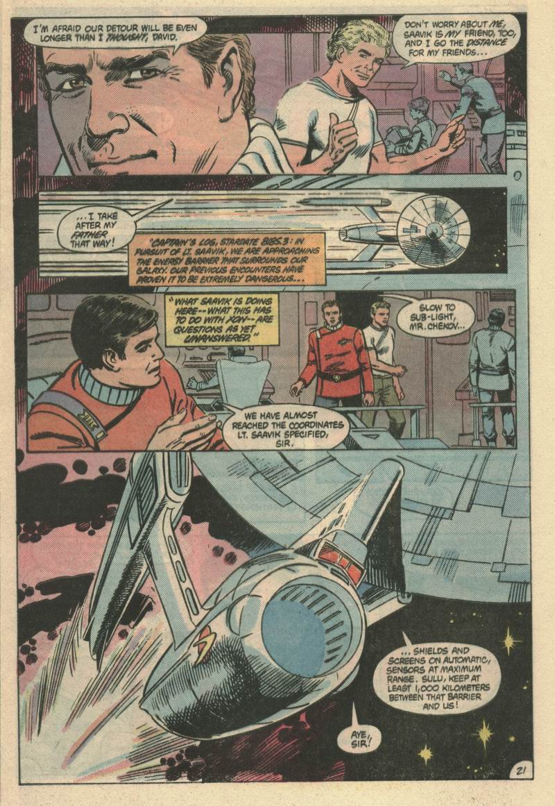 Read online Star Trek (1984) comic -  Issue #7 - 22