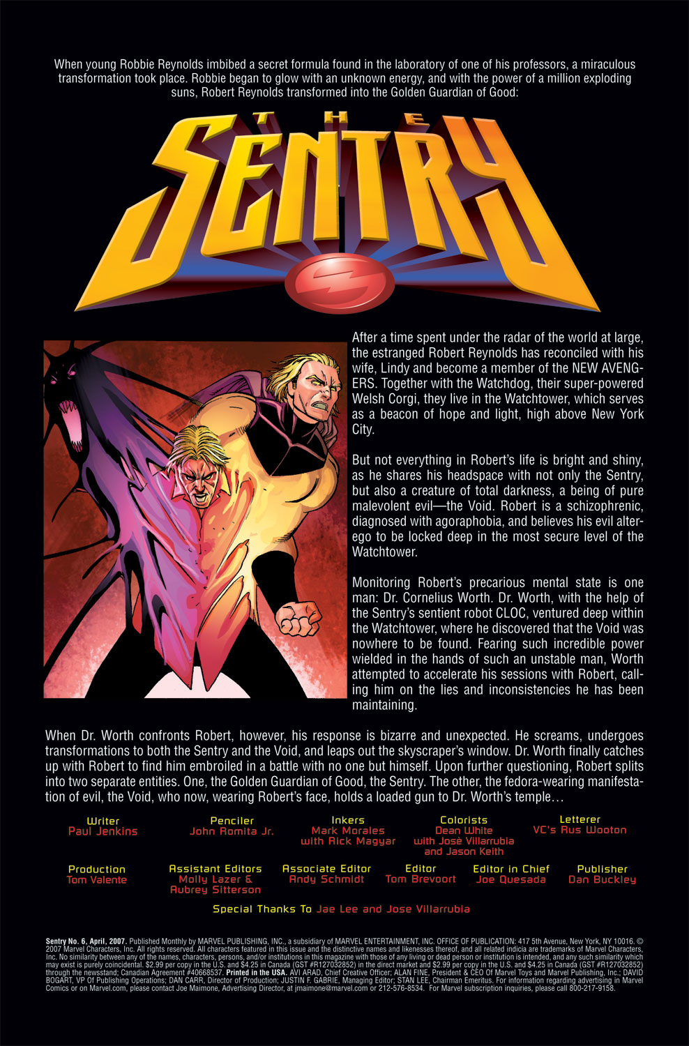 Read online Sentry (2006) comic -  Issue #6 - 2