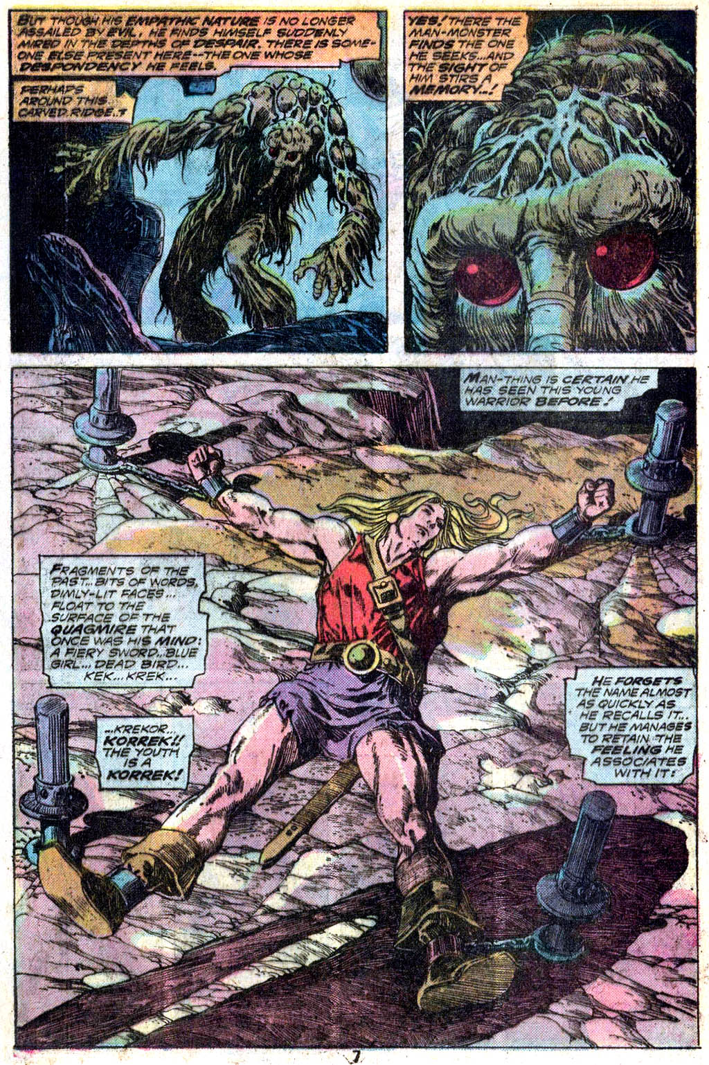 Read online Giant-Size Man-Thing comic -  Issue #3 - 6