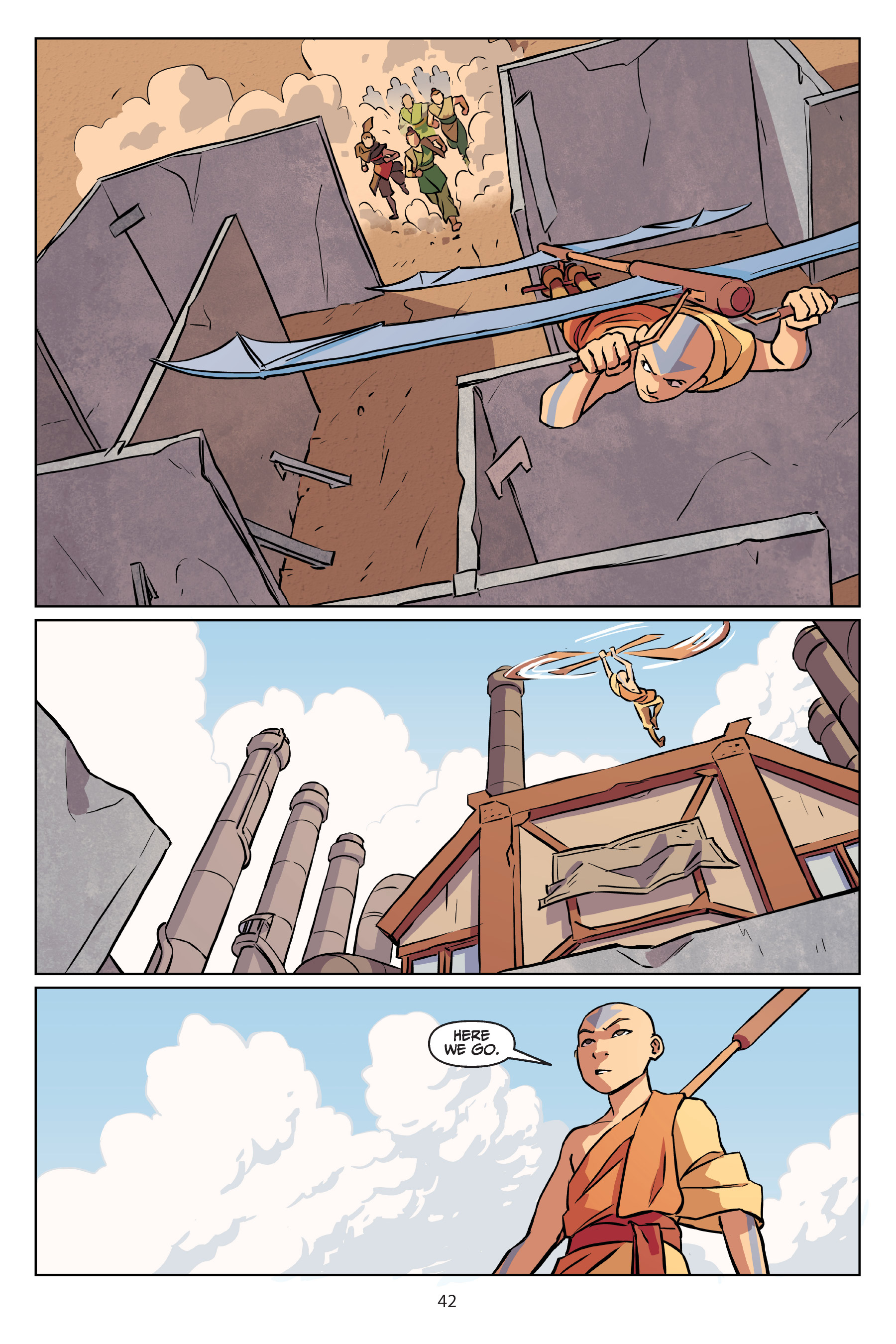 Read online Nickelodeon Avatar: The Last Airbender - Imbalance comic -  Issue # TPB 3 - 43