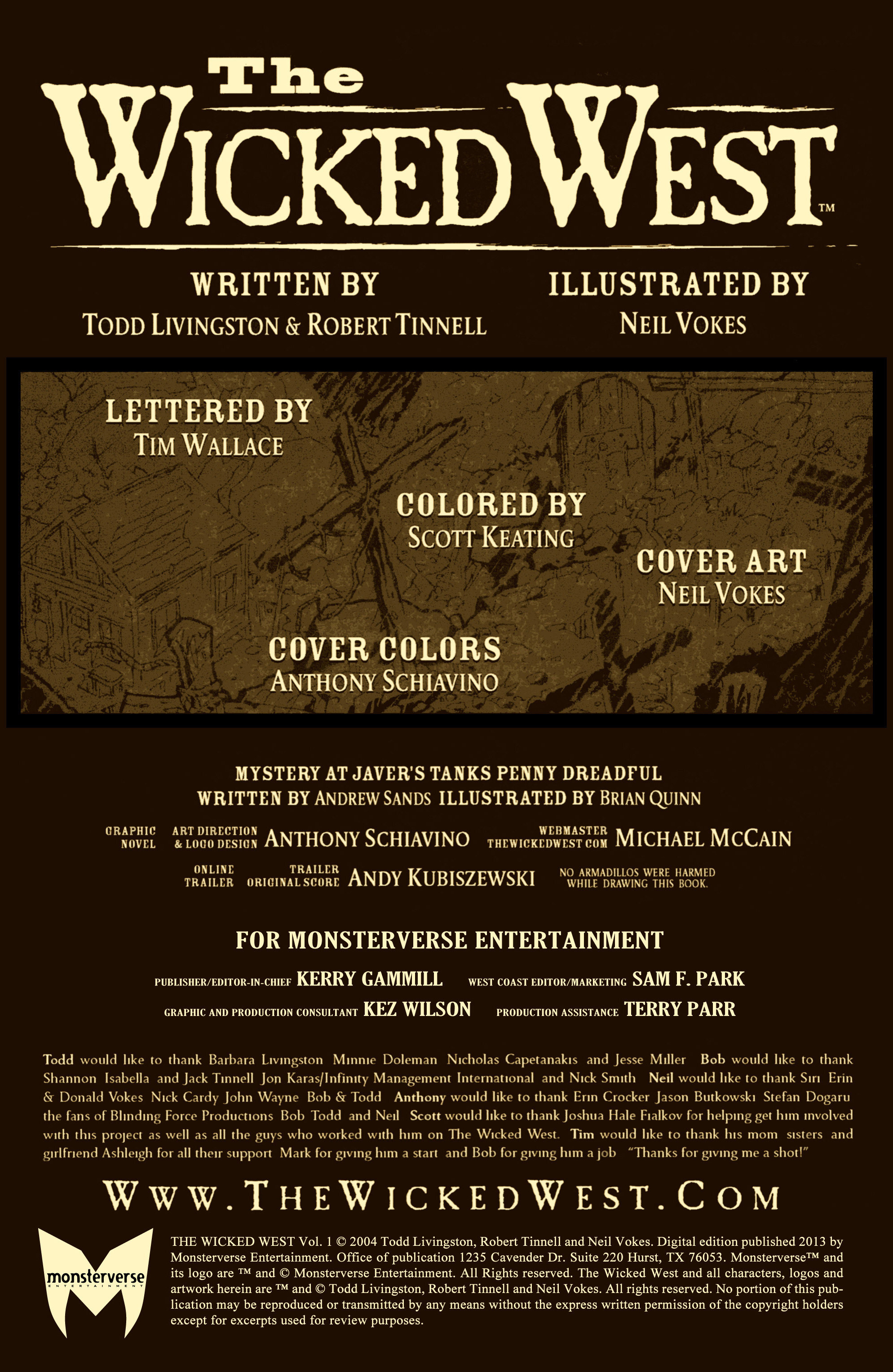 Read online Wicked West comic -  Issue # TPB - 2