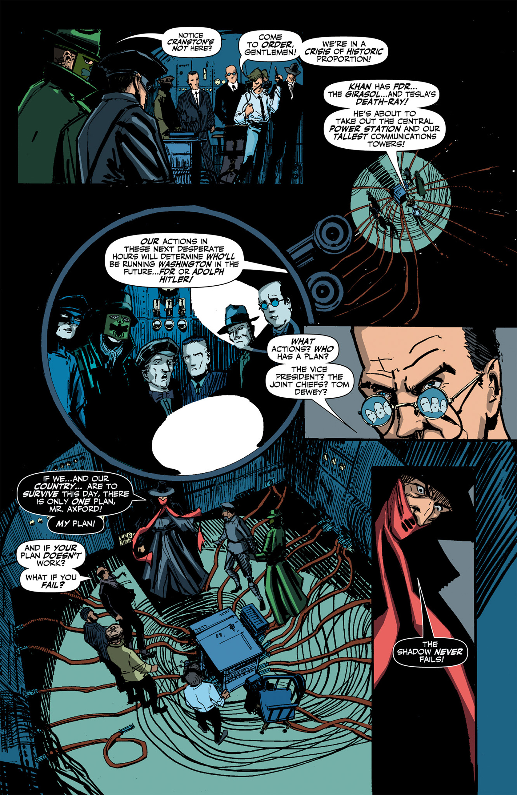 Read online The Shadow/Green Hornet: Dark Nights comic -  Issue #4 - 11