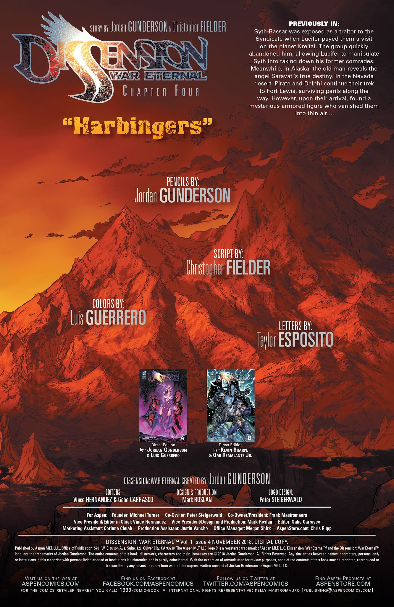 Read online Dissension: War Eternal comic -  Issue #4 - 3