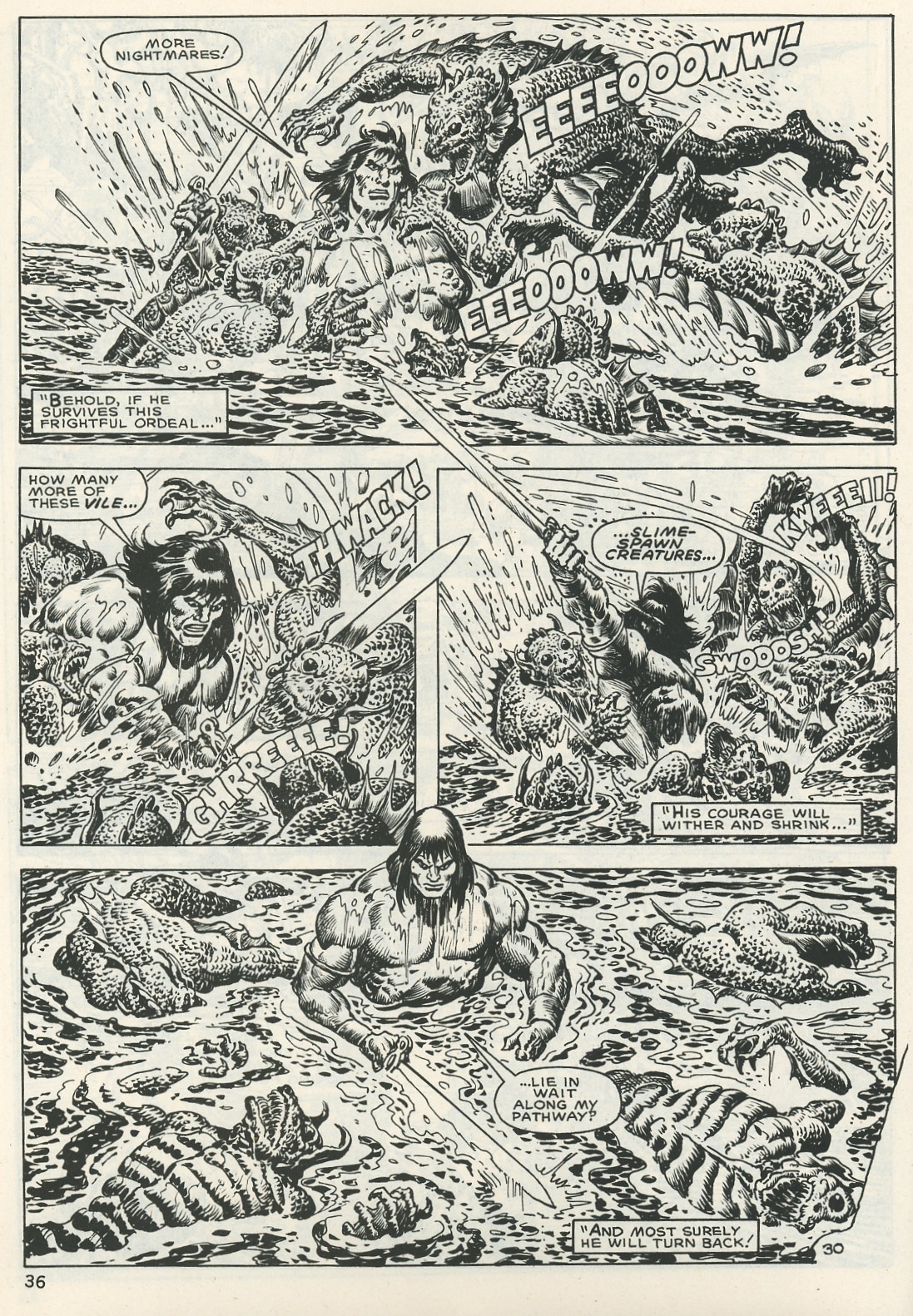 Read online The Savage Sword Of Conan comic -  Issue #123 - 36