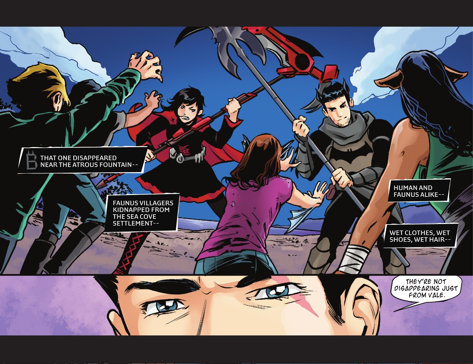 Read online RWBY/Justice League comic -  Issue #8 - 9