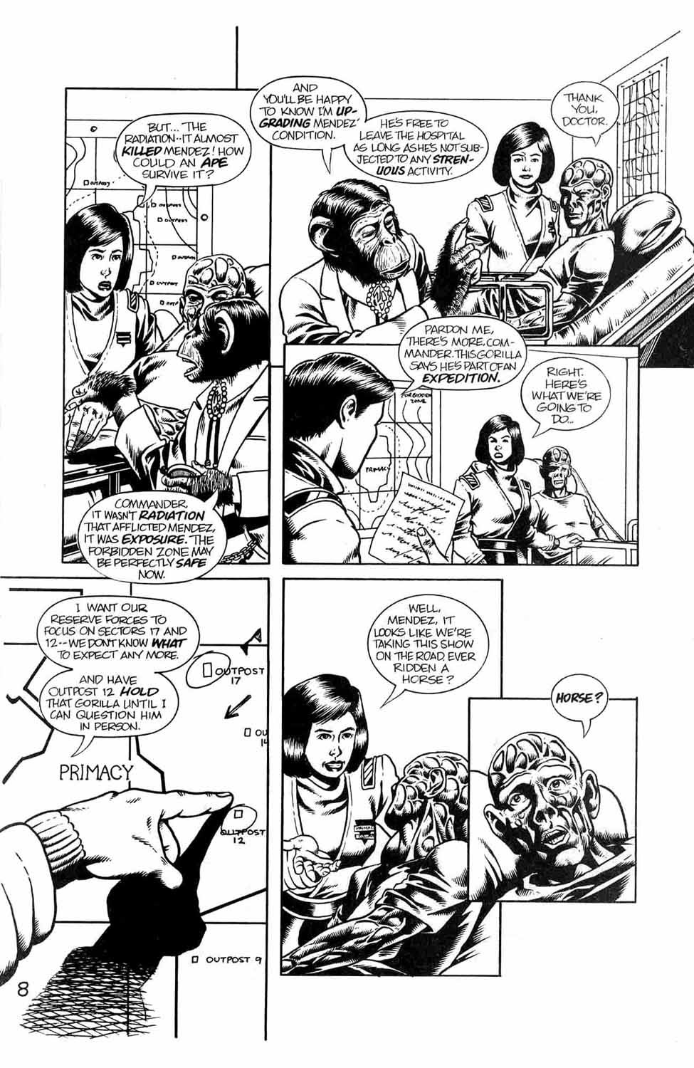 Read online Planet of the Apes: The Forbidden Zone comic -  Issue #3 - 10