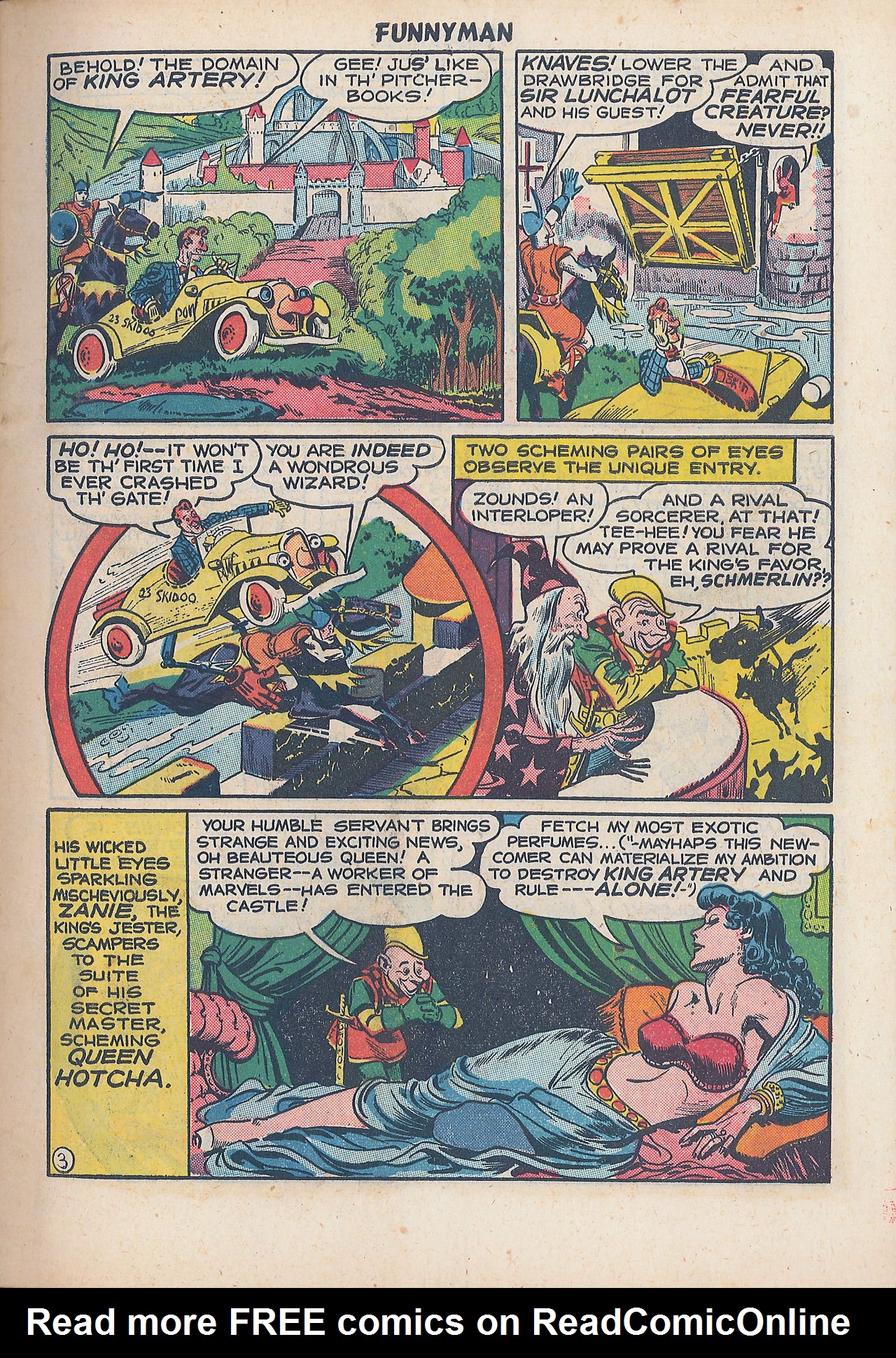 Read online Funnyman comic -  Issue #4 - 5