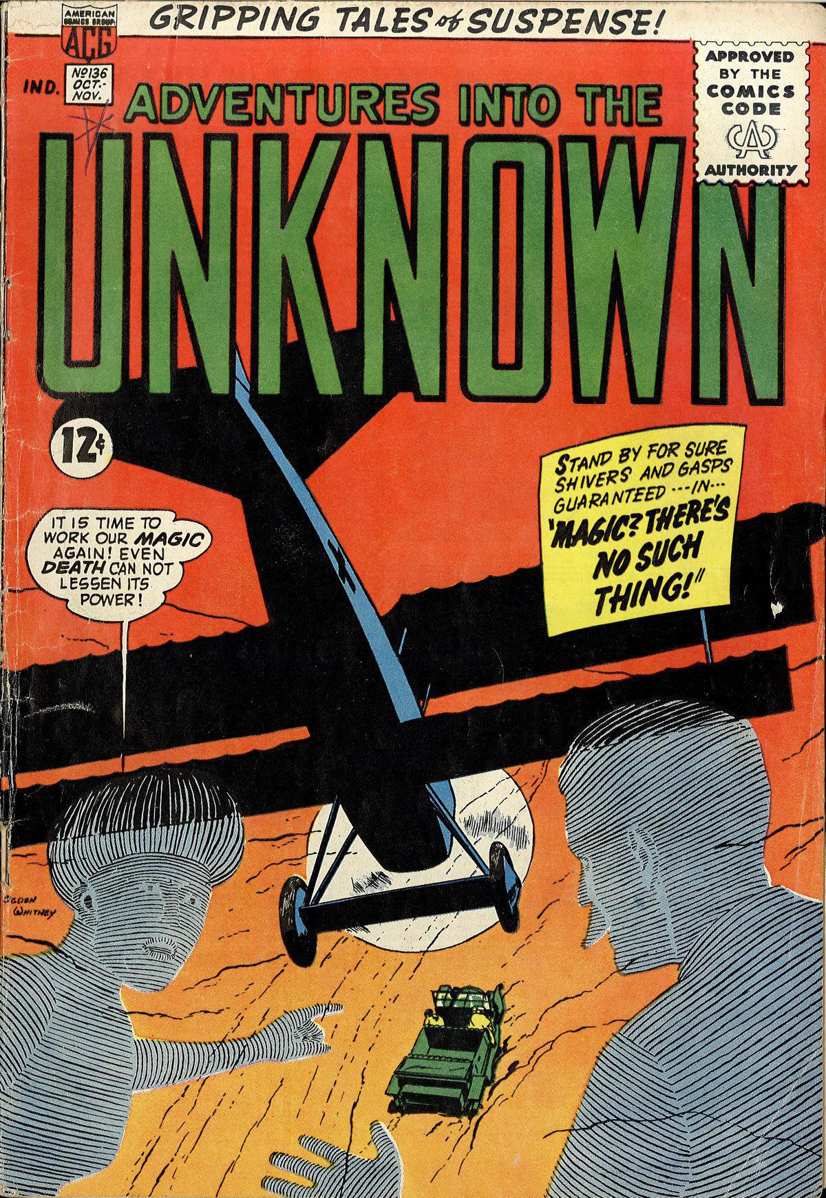 Read online Adventures Into The Unknown comic -  Issue #136 - 1
