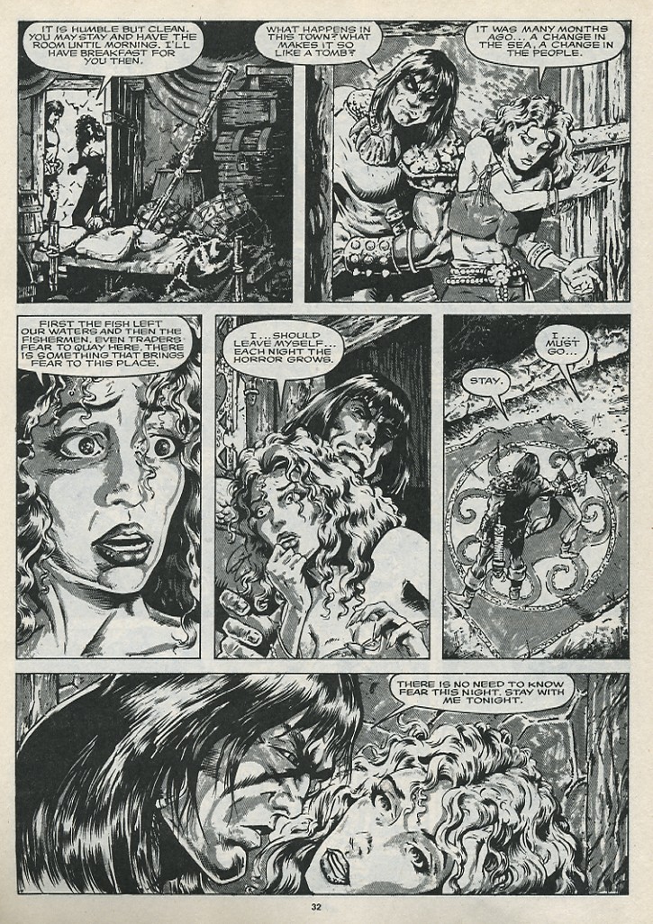 Read online The Savage Sword Of Conan comic -  Issue #176 - 34