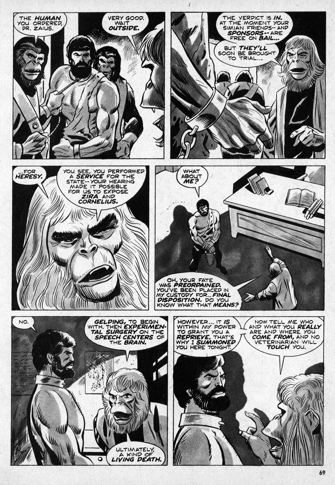 Read online Planet of the Apes comic -  Issue #4 - 63