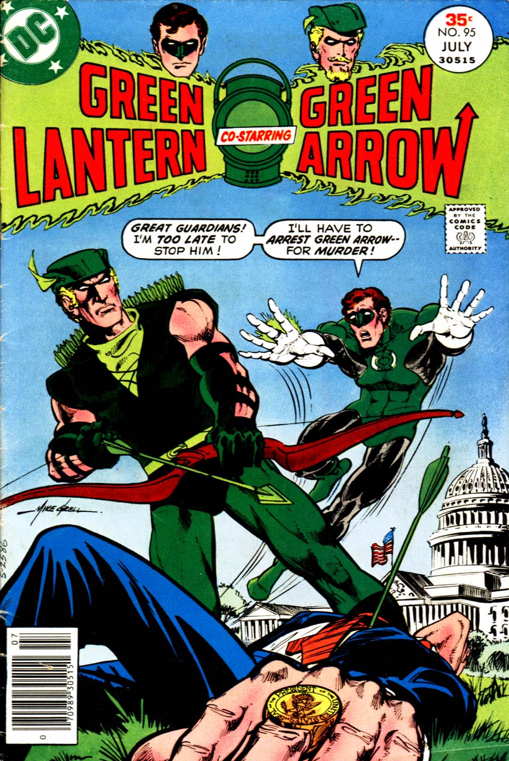 Read online Green Lantern (1960) comic -  Issue #95 - 1