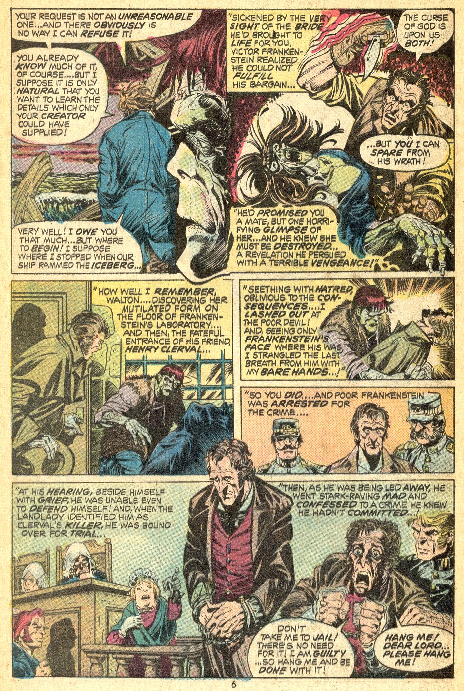 Read online Frankenstein (1973) comic -  Issue #3 - 6