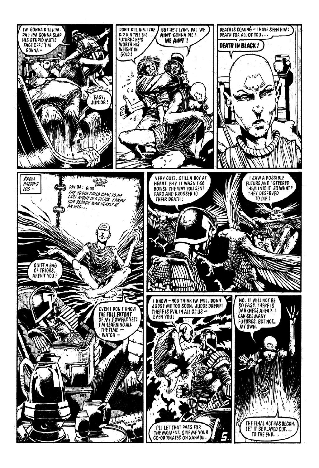 Read online Judge Dredd Epics comic -  Issue # TPB The Judge Child Quest - 109