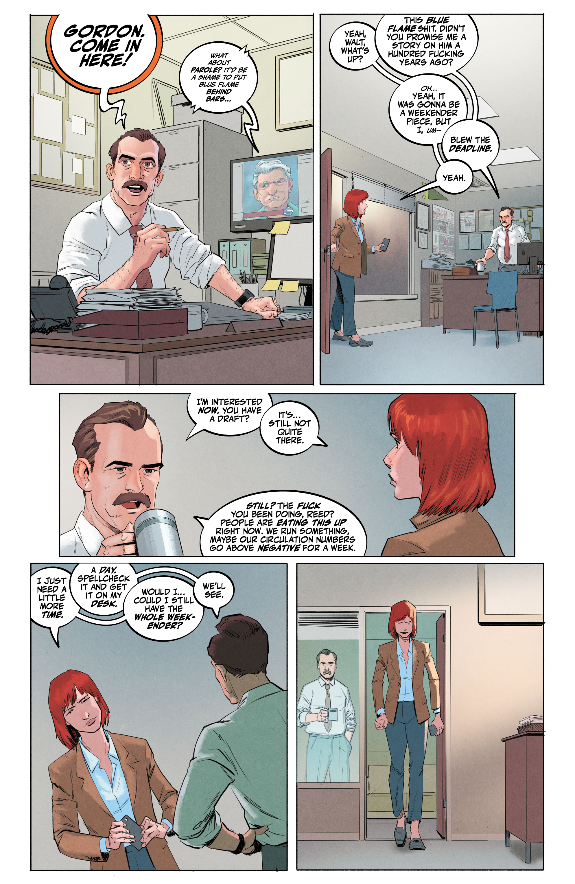 Read online The Blue Flame comic -  Issue #9 - 12