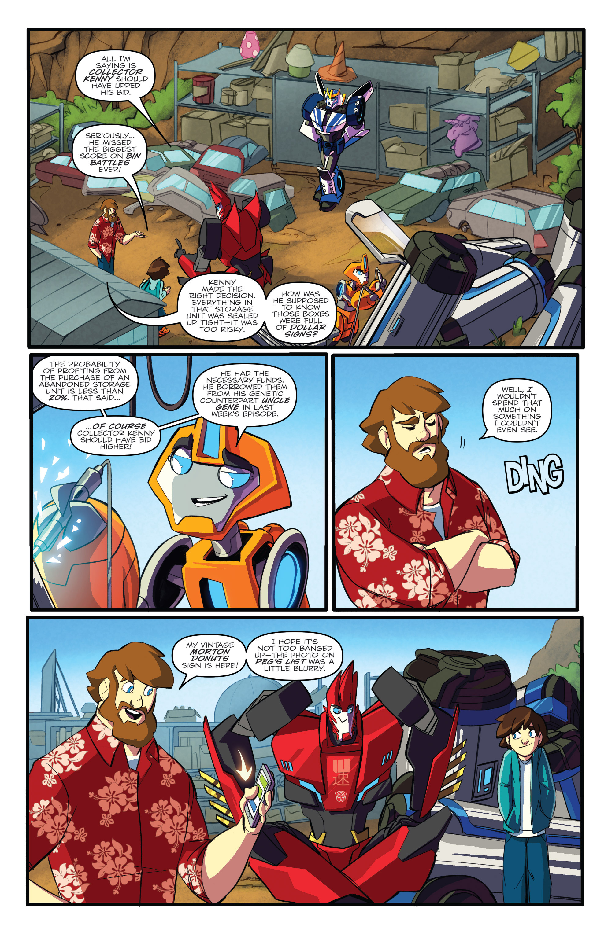 Read online Transformers: Robots In Disguise (2015) comic -  Issue #3 - 5