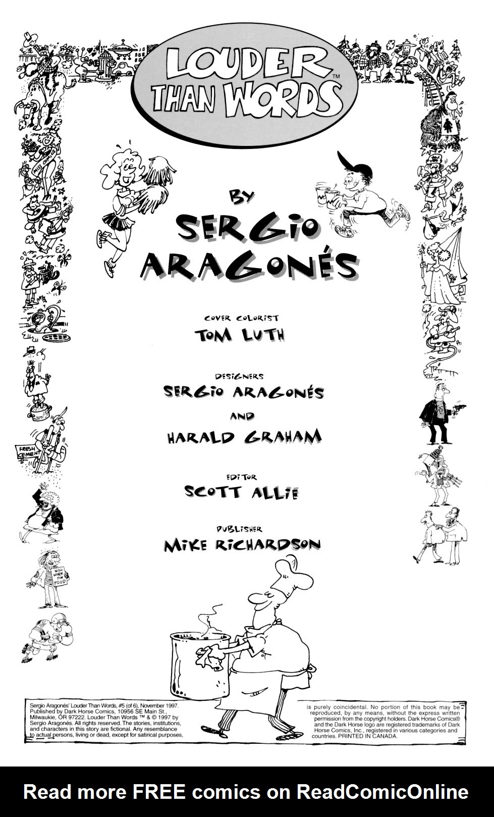 Read online Sergio Aragonés Louder than Words comic -  Issue #5 - 2