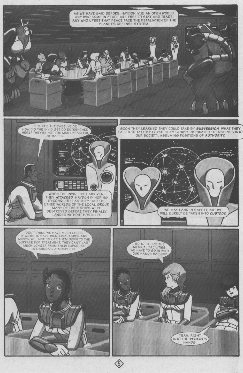 Read online Robotech II: The Sentinels comic -  Issue #22 - 6