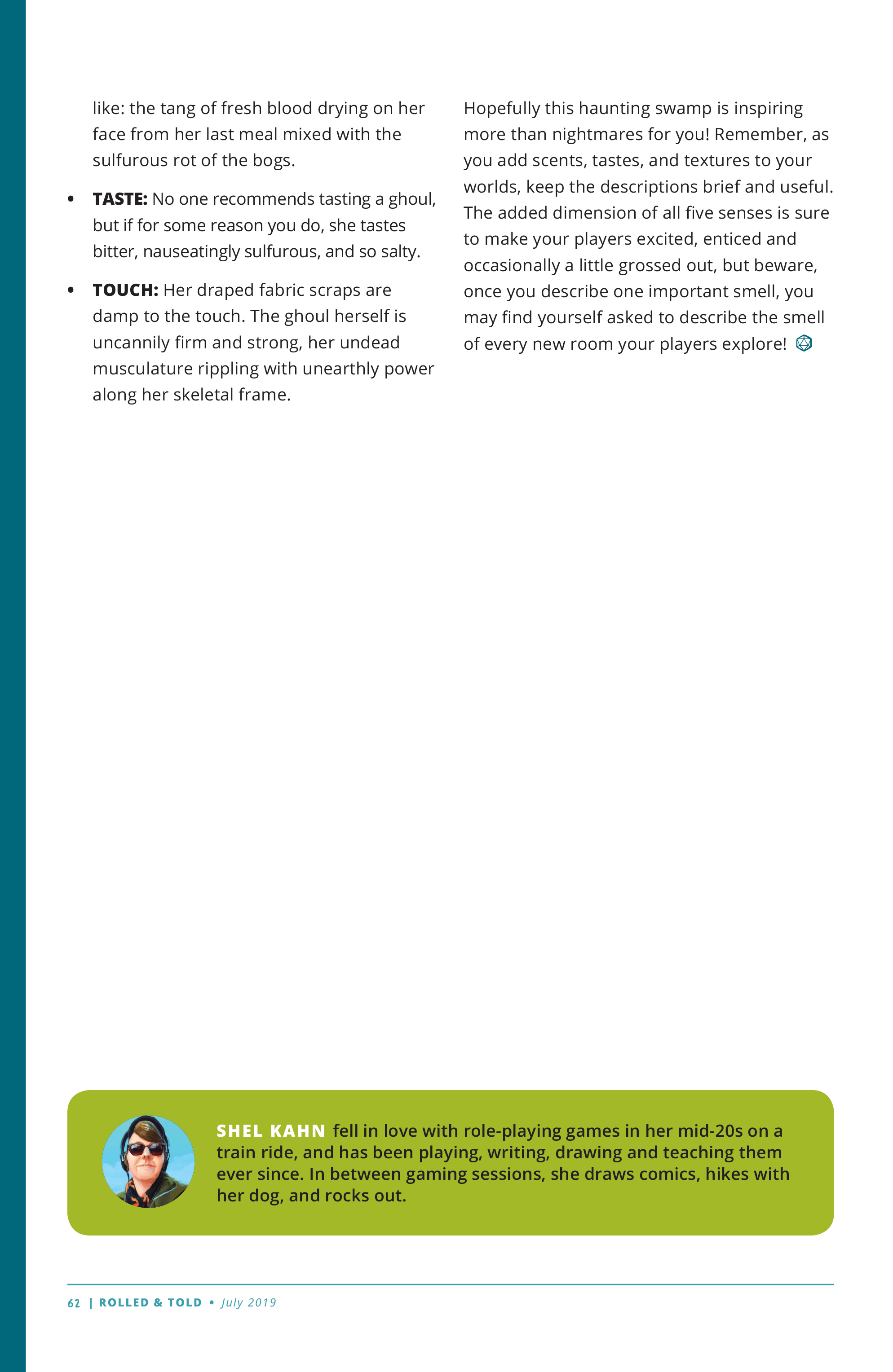 Read online Rolled & Told comic -  Issue #11 - 62