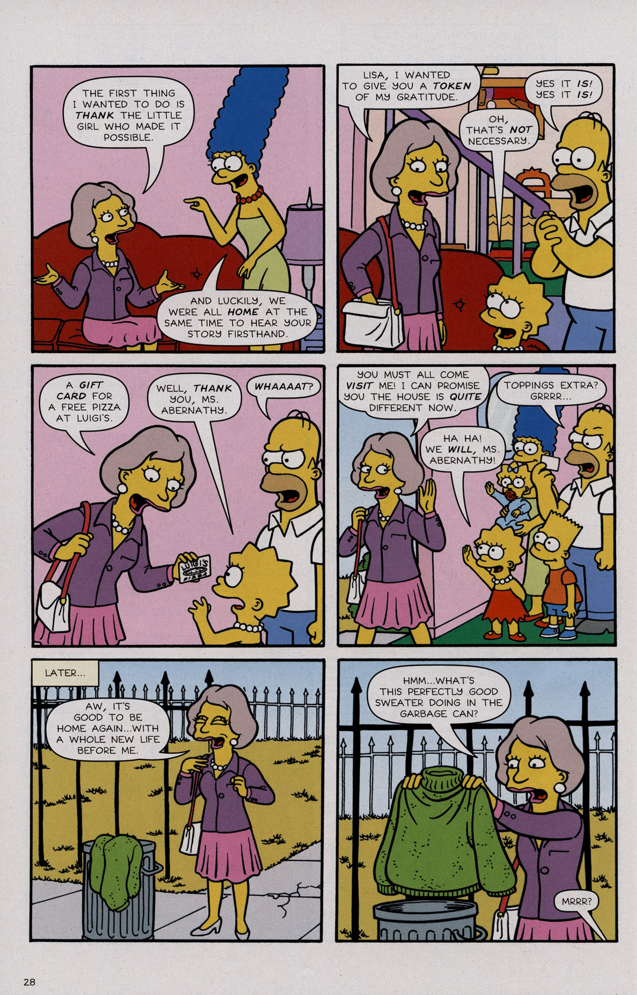Read online Simpsons Comics comic -  Issue #176 - 28