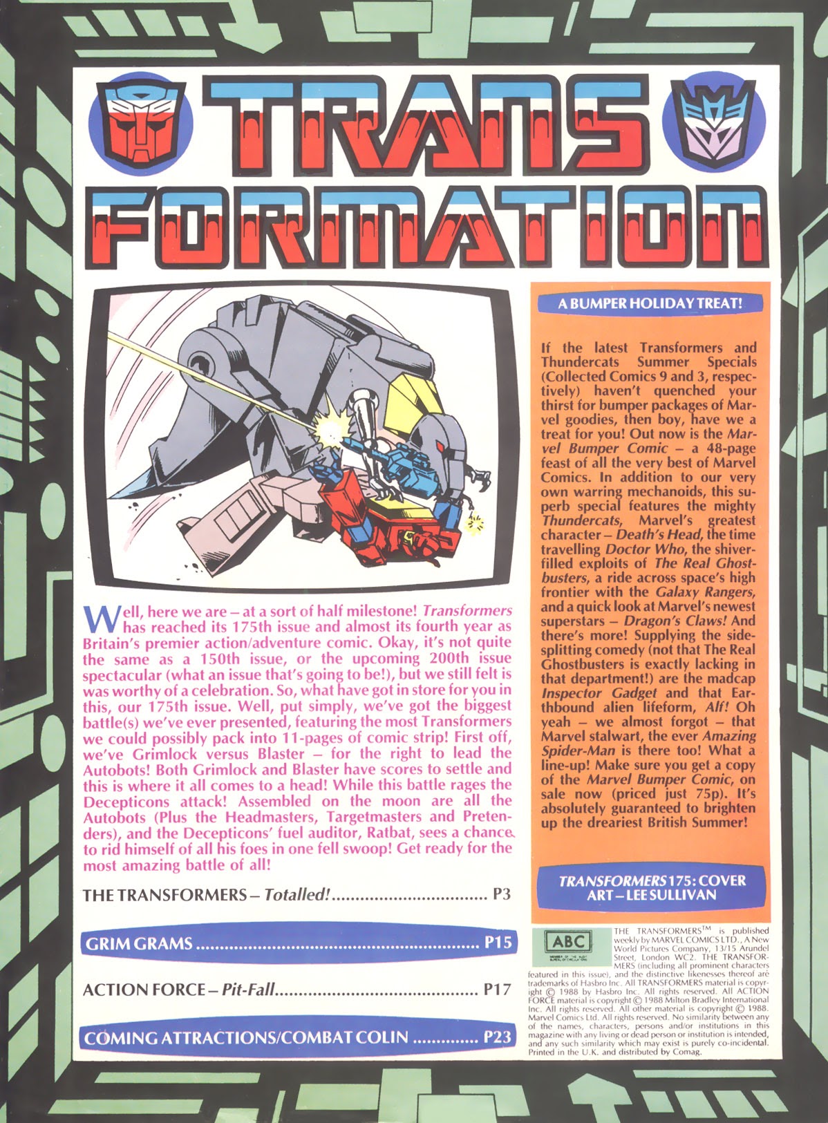 Read online The Transformers (UK) comic -  Issue #175 - 2