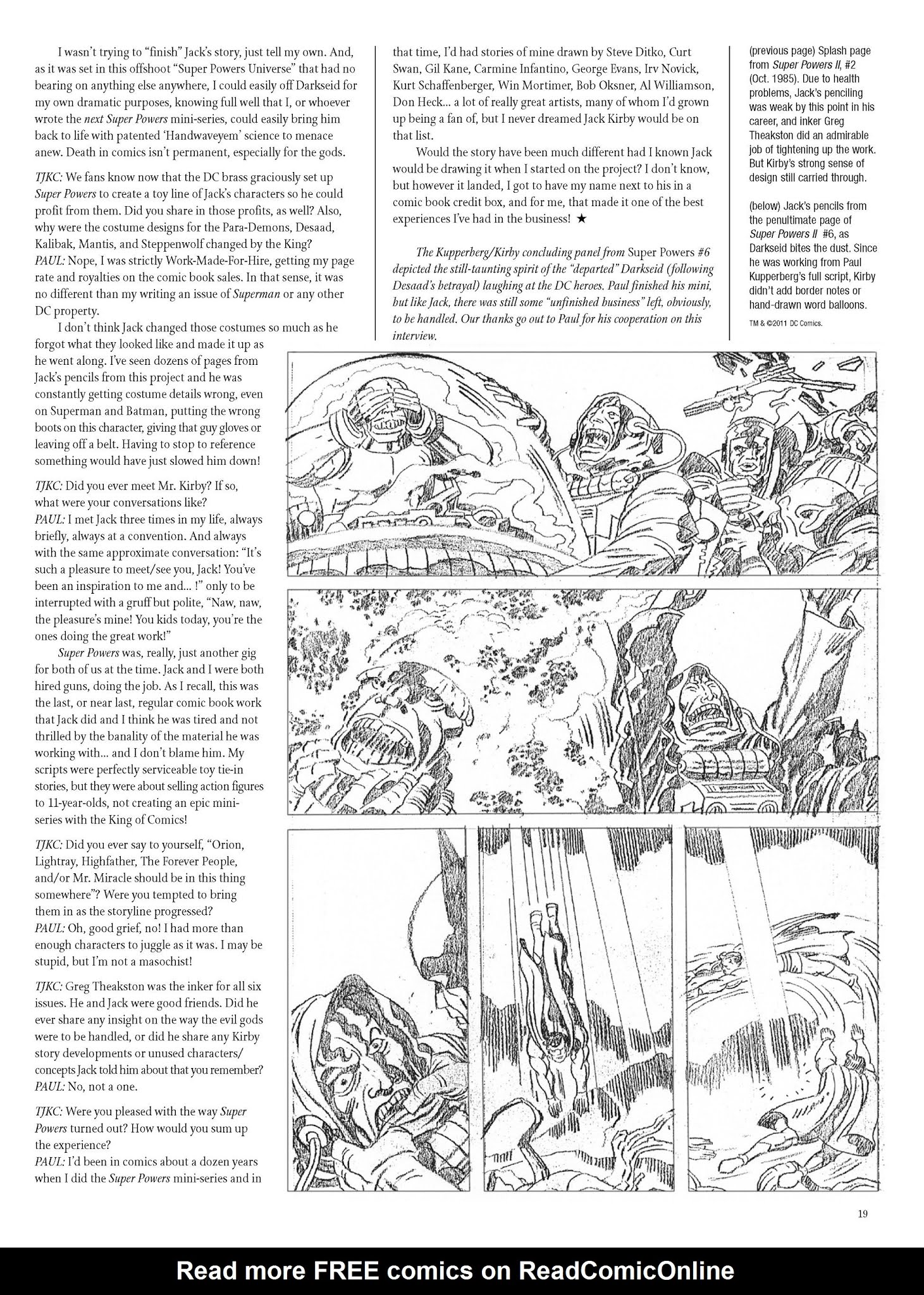 Read online The Jack Kirby Collector comic -  Issue #56 - 19