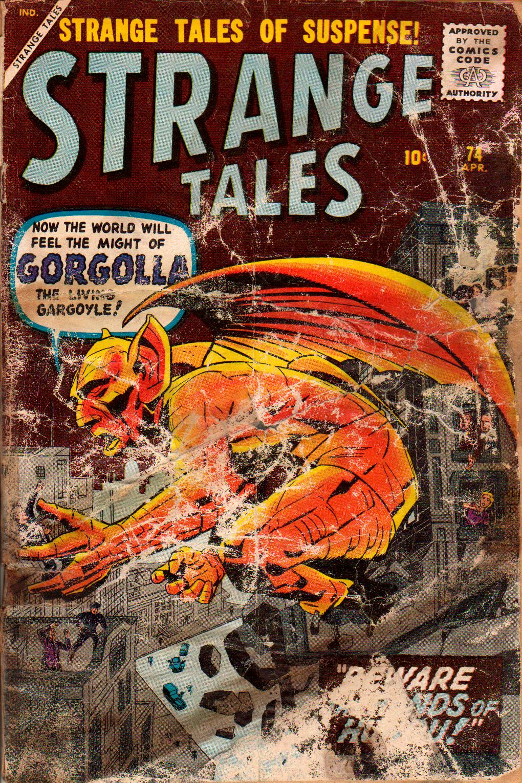 Read online Strange Tales (1951) comic -  Issue #74 - 1