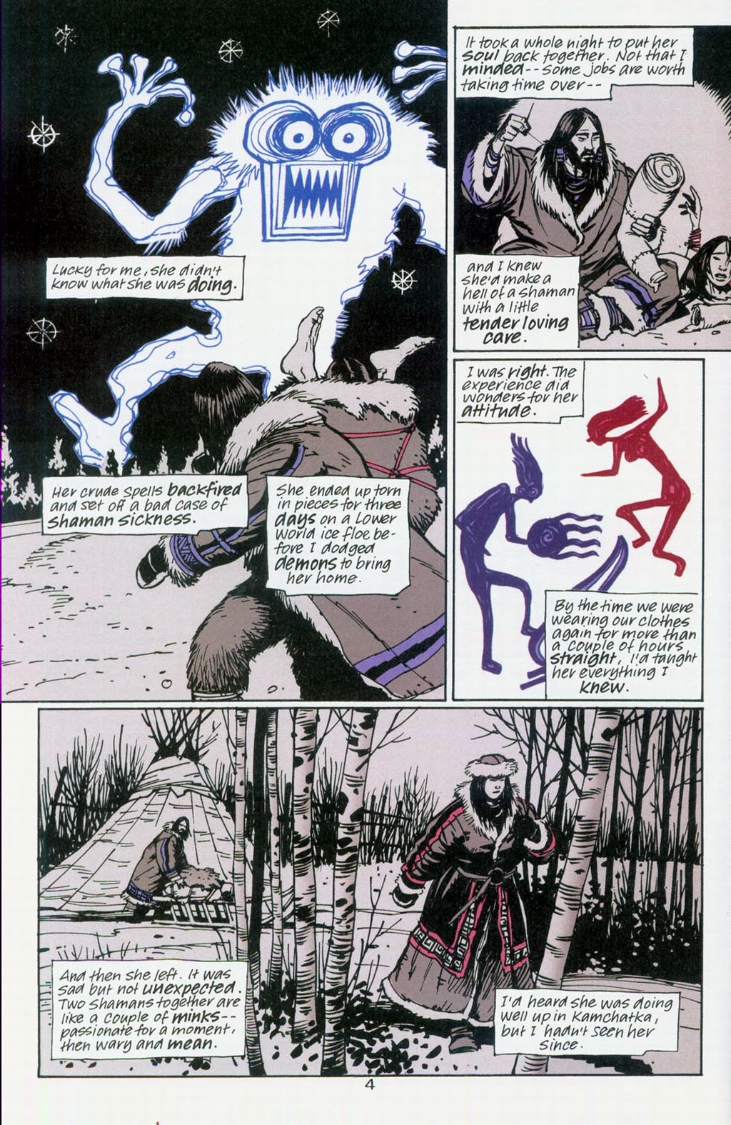 Read online Muktuk Wolfsbreath: Hard-Boiled Shaman comic -  Issue #1 - 4