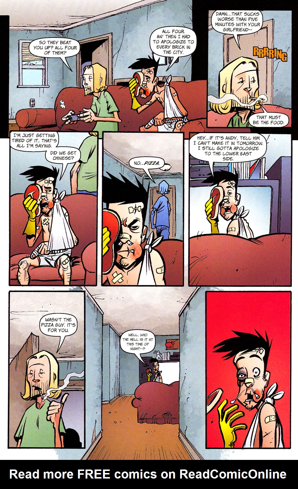 Read online Paul Jenkins' Sidekick comic -  Issue #4 - 24