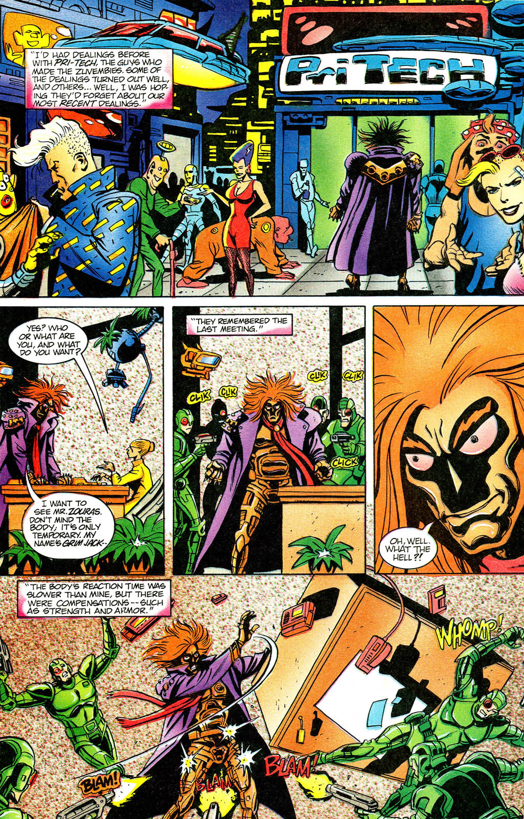 Read online Grimjack comic -  Issue #78 - 8
