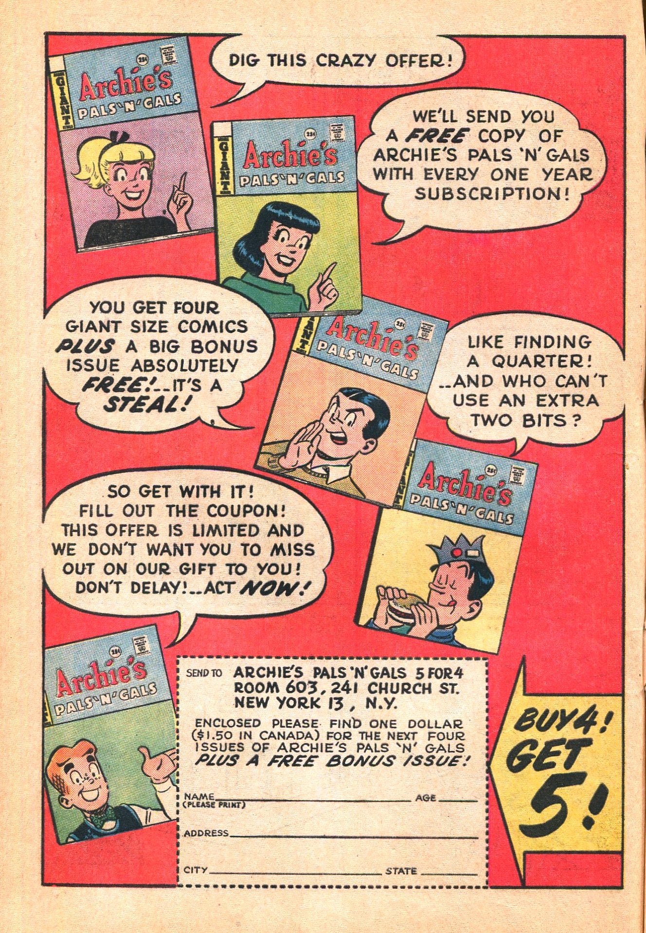 Read online Archie Giant Series Magazine comic -  Issue #30 - 60