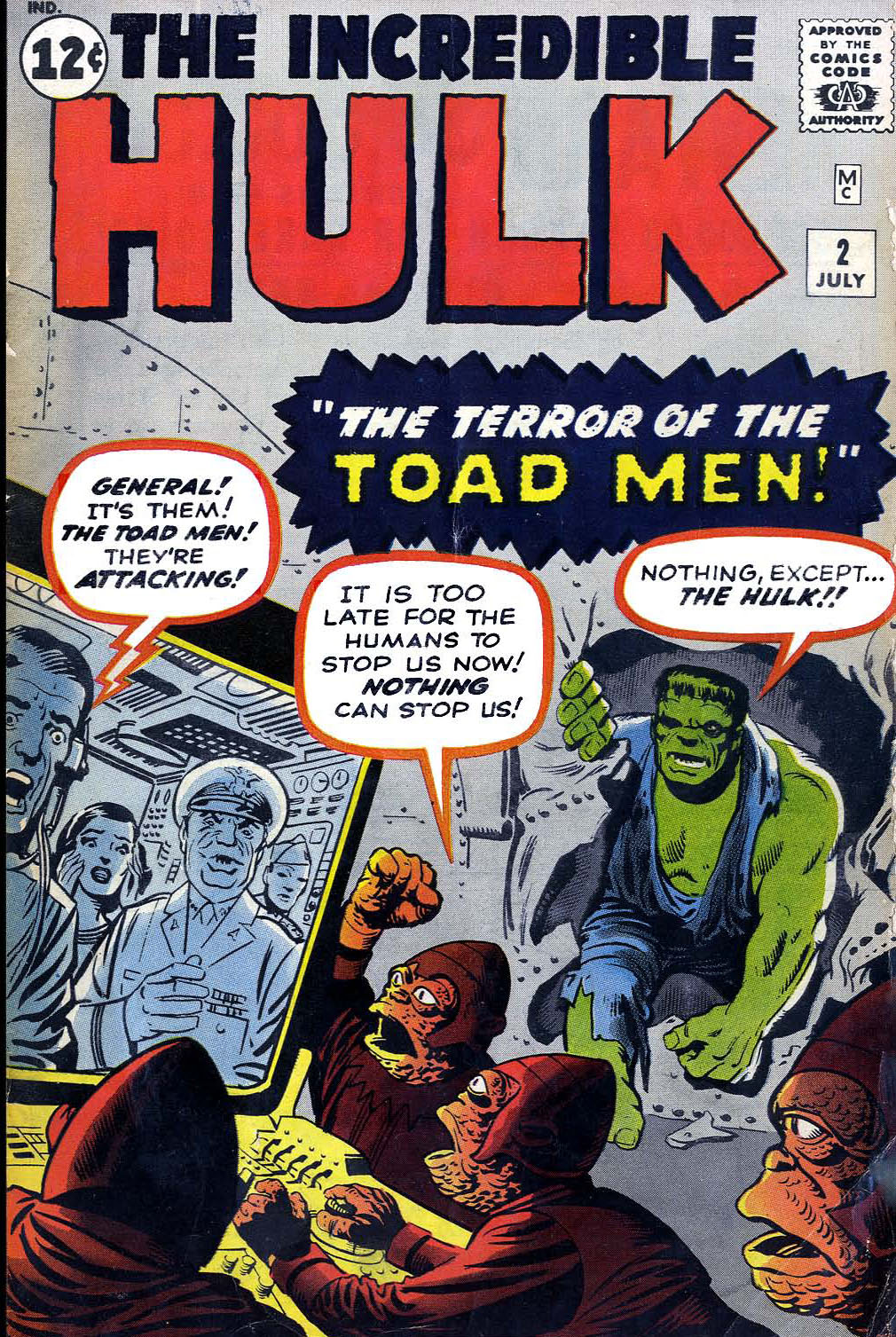 Read online The Incredible Hulk (1962) comic -  Issue #2 - 1