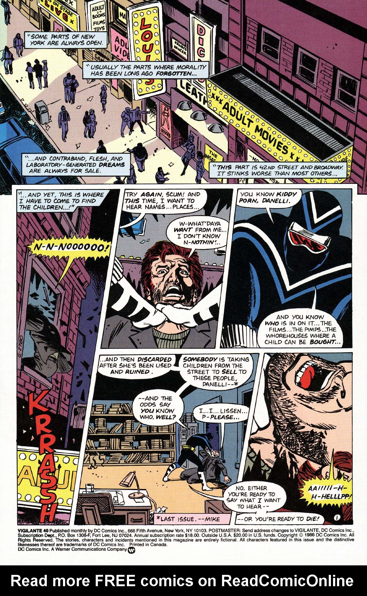 Read online Vigilante (1983) comic -  Issue #40 - 3