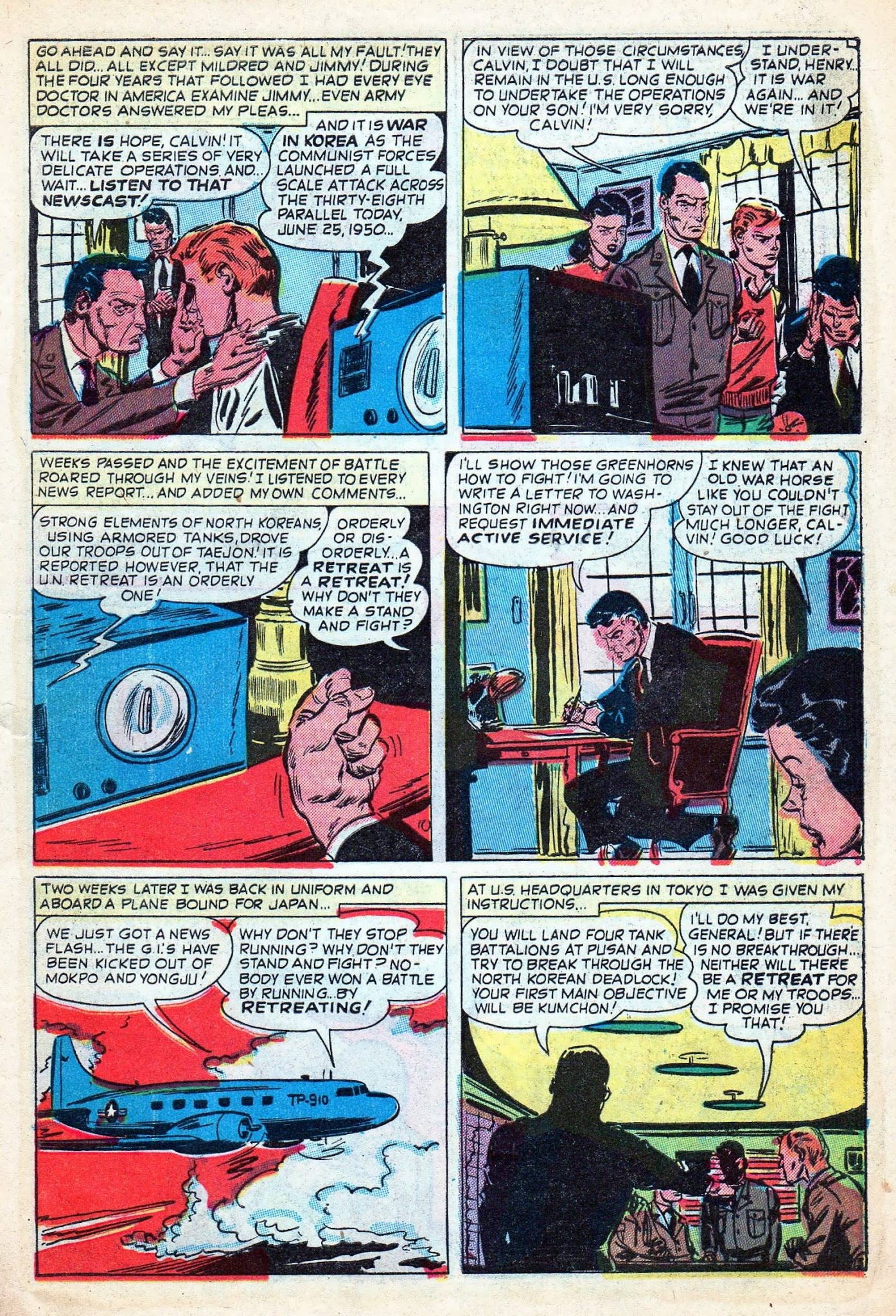 Read online War Comics comic -  Issue #4 - 7